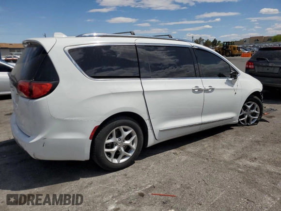 2017 Chrysler Pacifica Touring L Plus with VIN 2C4RC1EGXHR518841, listed as a Copart auction lot 54969455 with 130,902 mi miles and Clean Title. Bid and sale history available at DreamBid. Image 3.