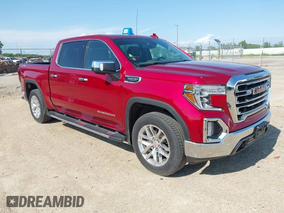 2020 GMC Sierra 1500 SLT z VIN 1GTU9DED8LZ296394, wystawiony jako IAAI lot #42549855 z przebiegiem 105 510 mil mil oraz . Historia ofert i sprzedaży dostępna na DreamBid. Obrazek 1.