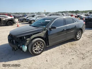 2015 Chevrolet Malibu LT with VIN 1G11C5SL3FF169721, listed as a Copart auction lot 51734235 with 130,604 mi miles and Salvage Title. Bid and sale history available at carsss.com. Image 1.