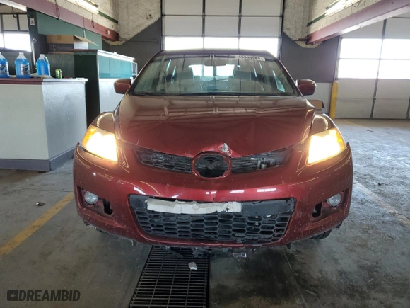 2008 Mazda CX-7 Sport with VIN JM3ER293580188022, listed as a Copart auction lot 45536985 with 172,649 mi miles and Salvage Title. Bid and sale history available at carsss.com. Image 5.