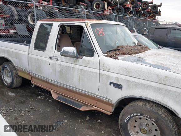 1995 Ford F-150 with VIN 1FTEX15N5SKA55739, listed as a IAAI auction lot 41222165 with 1 mi miles. Bid and sale history available at carsss.com. Image 6.