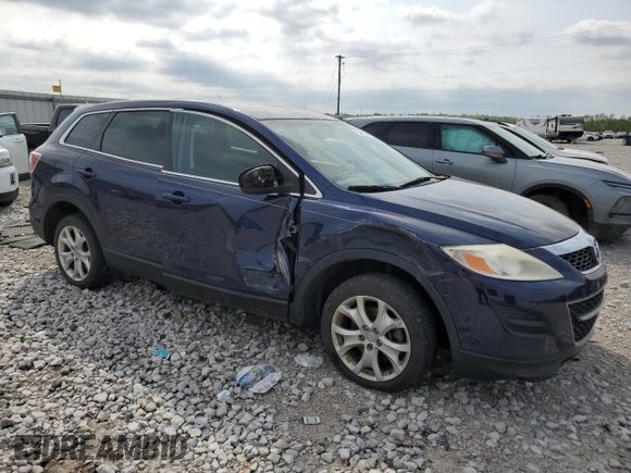 2012 Mazda CX-9 Sport with VIN JM3TB3BA2C0349719, listed as a Copart auction lot 54917575 with 176,080 mi miles and Salvage title. Bid and sale history available at DreamBid. Image 4.