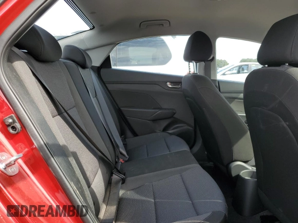 2020 Hyundai Accent SE with VIN 3KPC24A69LE122661, listed as a Copart auction lot 46142243 with 7,079 mi miles. Bid and sale history available at carsss.com. Image 10.