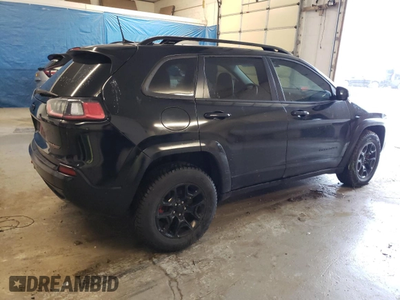 2019 Jeep Cherokee Trailhawk z VIN 1C4PJMBX2KD317917, wystawiony jako Copart lot #61079955 z przebiegiem 94 169 mil mil oraz Czysty tytuł • Clean title. Historia ofert i sprzedaży dostępna na DreamBid. Obrazek 3.