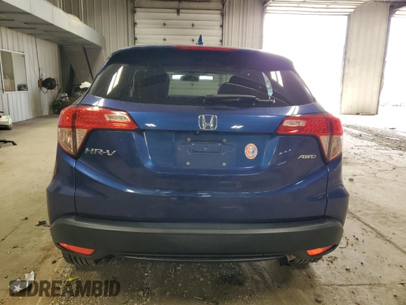 2016 Honda HR-V EX with VIN 3CZRU6H56GM739468, listed as a Copart auction lot 53909365 with 0 mi miles and Non Repairable. Bid and sale history available at carsss.com. Image 6.