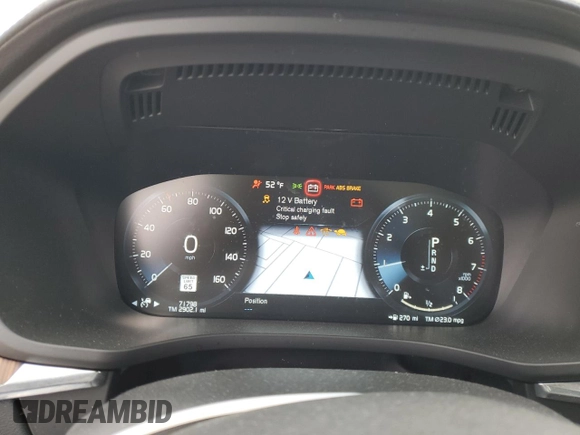 2020 Volvo XC60 Inscription with VIN YV4102RL2L1428953, listed as a Copart auction lot 46364115 with 71,798 mi miles and Salvage title. Bid and sale history available at DreamBid. Image 9.