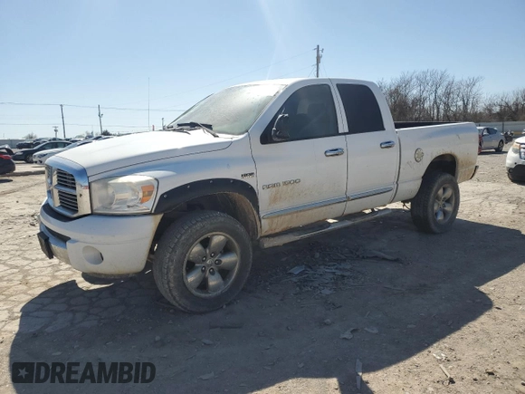 2007 Dodge 1500 Laramie with VIN 1D7HU18297S198469, listed as a Copart auction lot 48191495 with Not provided miles and Salvage title. Bid and sale history available at DreamBid. Image 1.