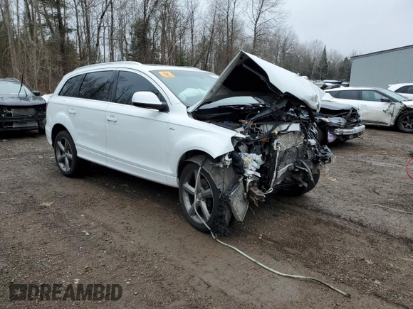 2015 Audi Q7 3.0L TDI Vorsprung Edition with VIN WA1WMCFE7FD023399, listed as a Copart auction lot 83018754 with 0 mi miles and Salvage Title. Bid and sale history available at carsss.com. Image 4.
