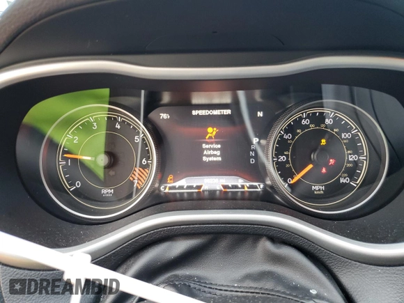 2015 Jeep Cherokee Trailhawk with VIN 1C4PJMBB8FW740452, listed as a Copart auction lot 63023715 with 96,236 mi miles and Salvage title. Bid and sale history available at DreamBid. Image 9.
