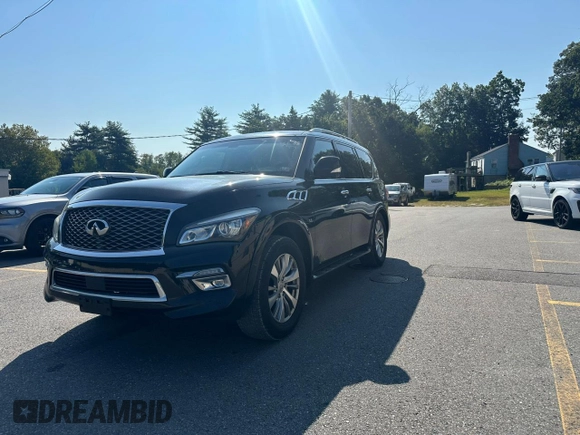 2015 Infiniti QX80 with VIN JN8AZ2NE4F9081247, listed as a Copart auction lot 69413734 with 183,266 mi miles and Clean Title. Bid and sale history available at carsss.com. Image 1.