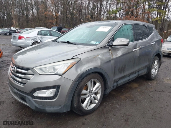2013 Hyundai Santa Fe 2.0T Sport with VIN 5XYZWDLA3DG050022, listed as a IAAI auction lot 41957421 with 196,348 mi miles. Bid and sale history available at carsss.com. Image 6.