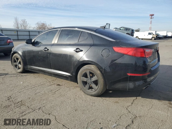 2015 Kia Optima LX with VIN 5XXGM4A77FG366888, listed as a Copart auction lot 85322214 with 154,465 mi miles and Clean title. Bid and sale history available at DreamBid. Image 2.