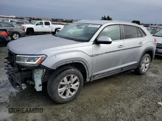 2020 Volkswagen Atlas S with VIN 1V2AC2CA8LC201352, listed as a Copart auction lot 45239125 with 41,819 mi miles and Salvage title. Bid and sale history available at DreamBid. Image 1.