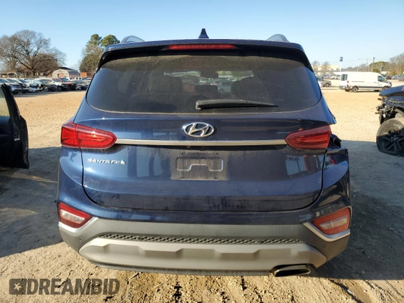 2019 Hyundai Santa Fe Limited with VIN 5NMS53AD6KH110647, listed as a Copart auction lot 46322555 with 102,299 mi miles and Salvage Title. Bid and sale history available at carsss.com. Image 6.