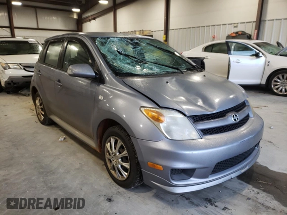 2006 Scion xA with VIN JTKKT624X65014043, listed as a Copart auction lot 58005482 with 187,078 mi miles and Salvage Title. Bid and sale history available at carsss.com. Image 1.