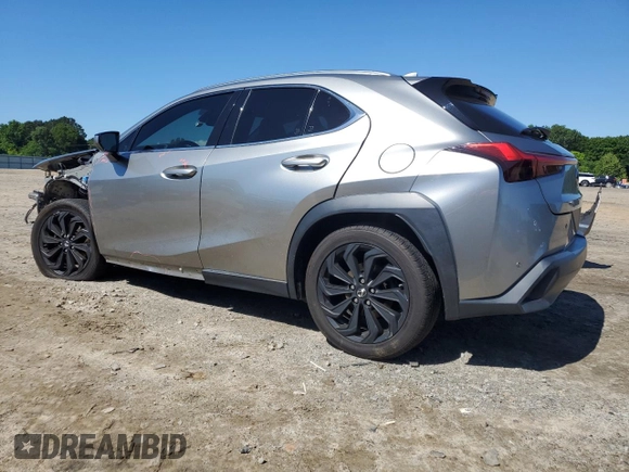 2021 Lexus UX 200 with VIN JTHX3JBH8M2033612, listed as a Copart auction lot 56215455 with 68,107 mi miles and Salvage title. Bid and sale history available at DreamBid. Image 2.