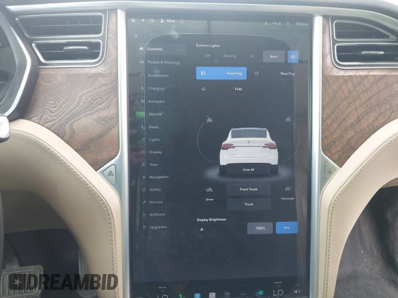 2016 Tesla Model X 70D with VIN 5YJXCBE24GF002020, listed as a IAAI auction lot 41799528 with 149,556 mi miles. Bid and sale history available at carsss.com. Image 18.