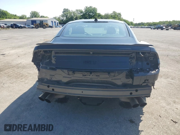 2022 Ford Mustang GT with VIN 1FA6P8CF5N5111034, listed as a Copart auction lot 58890835 with 51,032 mi miles and Salvage title. Bid and sale history available at DreamBid. Image 6.