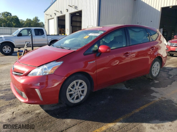 2014 Toyota Prius v Two with VIN JTDZN3EU1EJ001150, listed as a Copart auction lot 73795244 with 139,626 mi miles and Salvage Title. Bid and sale history available at carsss.com. Image 1.
