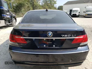 2008 BMW 7 Series 750Li with VIN WBAHN83528DT79871, listed as a Copart auction lot 71580164 with 117,414 mi miles and Clean Title. Bid and sale history available at carsss.com. Image 6.
