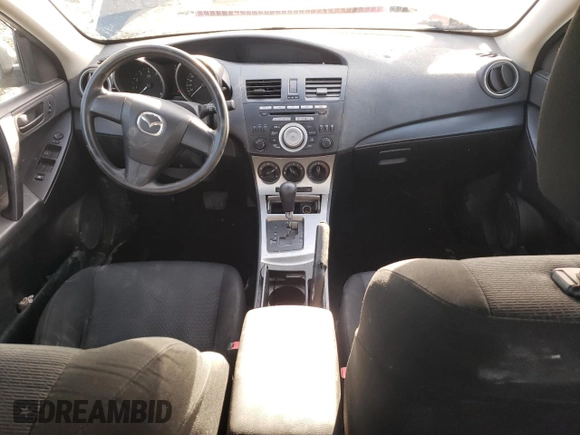 2010 Mazda 3 i SV with VIN JM1BL1SF3A1118076, listed as a Copart auction lot 49070435 with 191,938 mi miles and Salvage Title. Bid and sale history available at DreamBid. Image 8.