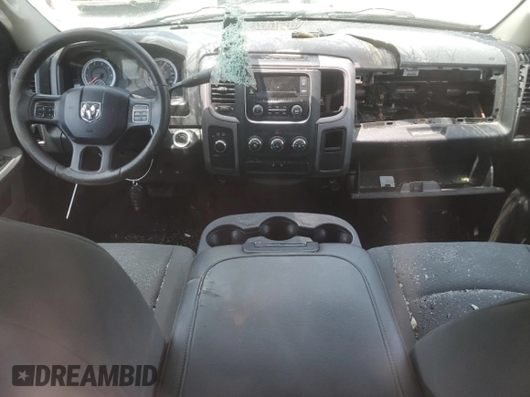 2013 Ram 1500 Express with VIN 3C6JR7AT4DG518407, listed as a Copart auction lot 60879224 with 117,643 mi miles and Salvage title. Bid and sale history available at DreamBid. Image 8.