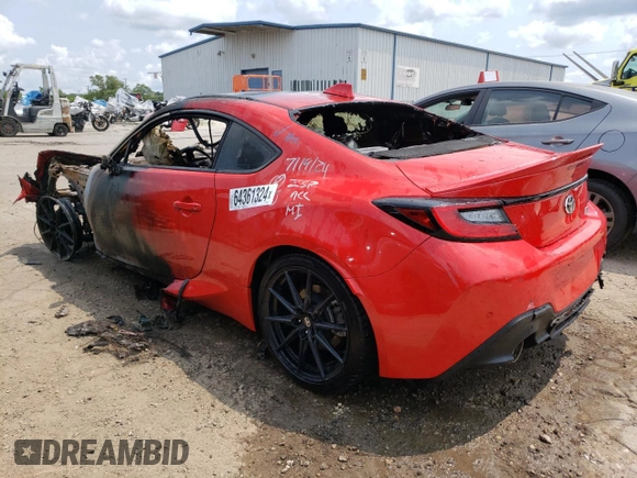 2023 Toyota 86 Premium with VIN JF1ZNBF11P8764493, listed as a Copart auction lot 64361324 with Not Provided miles and Salvage Title. Bid and sale history available at DreamBid. Image 2.