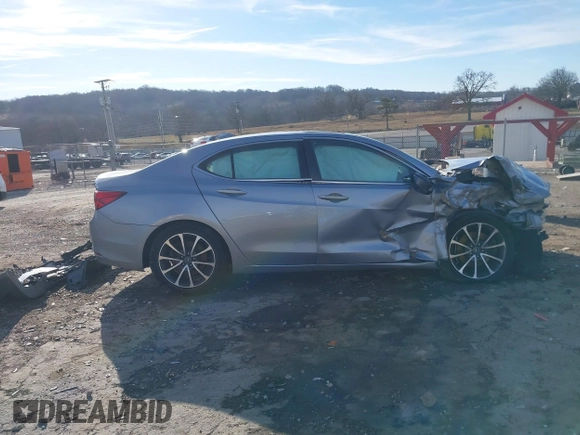 2015 Acura TLX V6 Tech with VIN 19UUB3F5XFA007901, listed as a IAAI auction lot 41477974 with 1 mi miles. Bid and sale history available at carsss.com. Image 13.