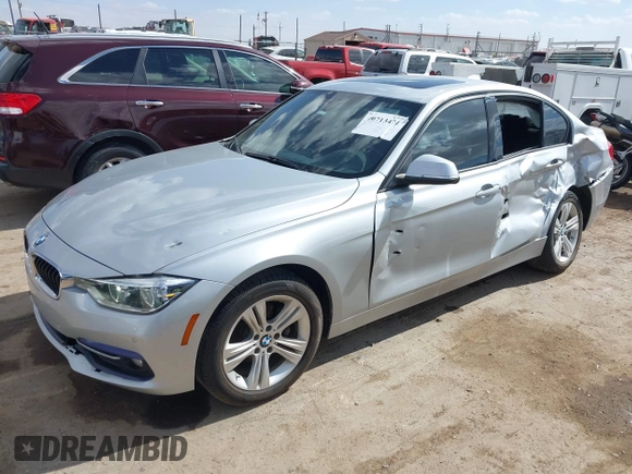 2016 BMW 3 Series with VIN WBA8F1C53GK439039, listed as a IAAI auction lot 40713471 with 117,595 mi miles and . Bid and sale history available at DreamBid. Image 18.