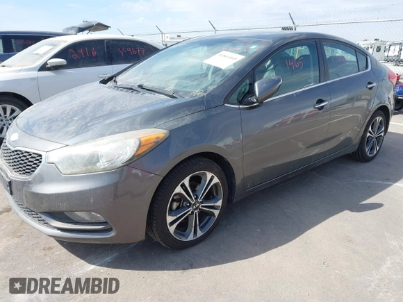 2014 Kia Forte EX with VIN KNAFZ4A8XE5061262, listed as a IAAI auction lot 41861465 with 150,673 mi miles. Bid and sale history available at carsss.com. Image 2.