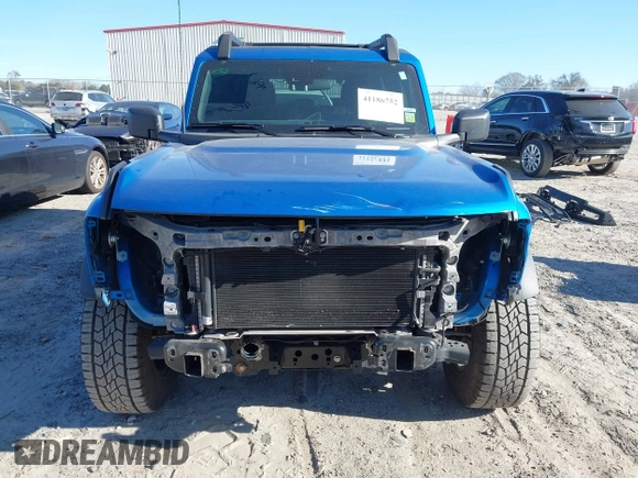 2022 Ford Bronco with VIN 1FMDE5BH5NLB34622, listed as a IAAI auction lot 41186752 with 29,616 mi miles. Bid and sale history available at carsss.com. Image 13.