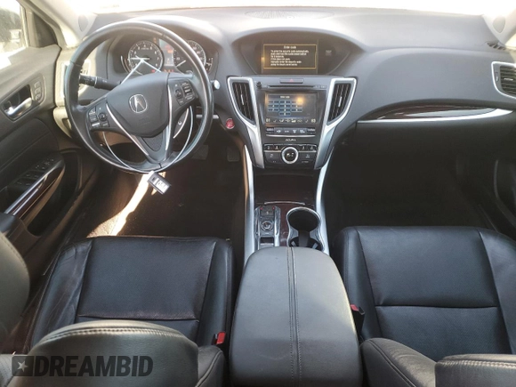 2015 Acura TLX V6 Tech with VIN 19UUB3F57FA001506, listed as a Copart auction lot 41896415 with 139,943 mi miles and Salvage Title. Bid and sale history available at carsss.com. Image 8.
