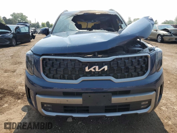 2023 Kia Telluride SX X-Pro with VIN 5XYP5DGC5PG333354, listed as a Copart auction lot 59711365 with Not provided miles and Non repairable. Bid and sale history available at DreamBid. Image 5.