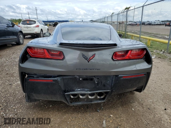 2015 Chevrolet Corvette 2LT with VIN 1G1YD2D77F5109649, listed as a Copart auction lot 70458944 with 47,467 mi miles and Salvage Title. Bid and sale history available at carsss.com. Image 6.