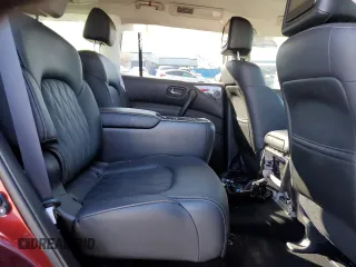 2023 Nissan Armada Platinum with VIN JN8AY2DA3P9402830, listed as a Copart auction lot 88524215 with 19,561 mi miles and Salvage Title. Bid and sale history available at carsss.com. Image 12.
