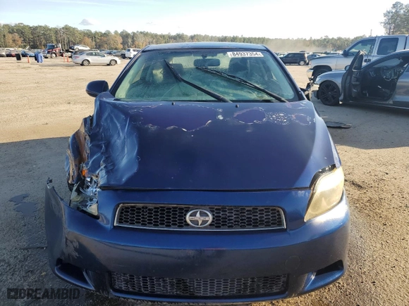 2005 Scion tC with VIN JTKDE177850026373, listed as a Copart auction lot 84937354 with 244,300 mi miles and Salvage Title. Bid and sale history available at carsss.com. Image 5.