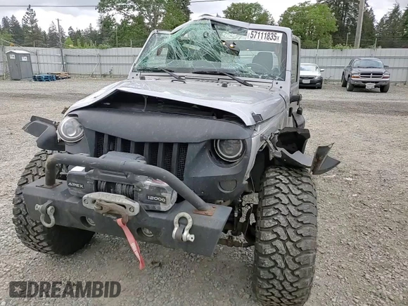 2013 Jeep Wrangler Unlimited Sport с VIN 1C4BJWDG1DL635698, выставлен на аукционе Copart как лот 57111835 с пробегом 185 759 миль миль и Списание • Salvage title. История ставок и продаж доступна на DreamBid. Изображение 14.