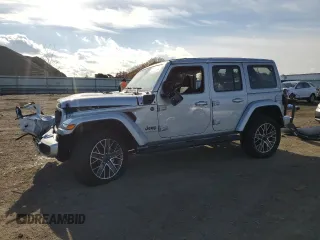 2024 Jeep Wrangler High Altitude z VIN 1C4RJXU67RW114745, wystawiony jako Copart lot #82881614 z przebiegiem 11 205 mil mil oraz Szkoda całkowita • Salvage title. Historia ofert i sprzedaży dostępna na DreamBid. Obrazek 1.