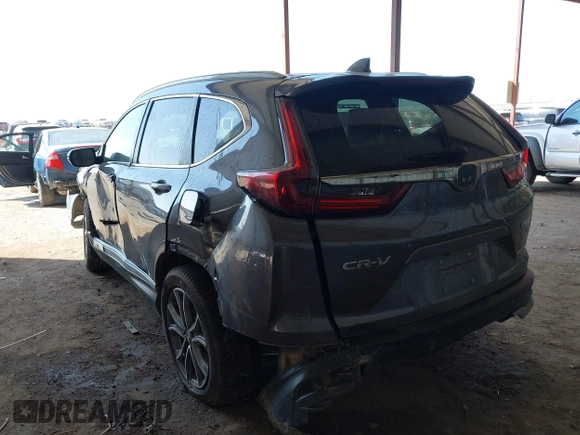 2022 Honda CR-V Touring with VIN 2HKRW2H95NH647587, listed as a IAAI auction lot 41790565 with 85,879 mi miles. Bid and sale history available at carsss.com. Image 3.
