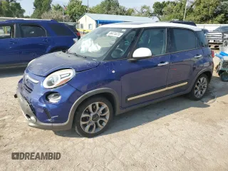 2016 FIAT 500L Trekking with VIN ZFBCFADH5GZ037068, listed as a Copart auction lot 66474474 with 115,325 mi miles and Salvage Title. Bid and sale history available at carsss.com. Image 1.