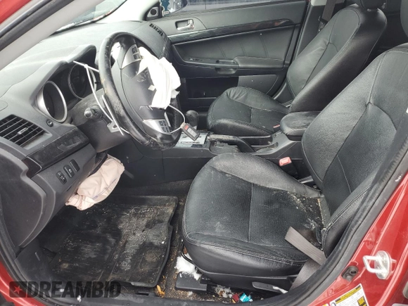 2016 Mitsubishi Lancer SE with VIN JA32V2FW4GU601351, listed as a Copart auction lot 45385585 with 0 mi miles and Salvage Title. Bid and sale history available at carsss.com. Image 7.