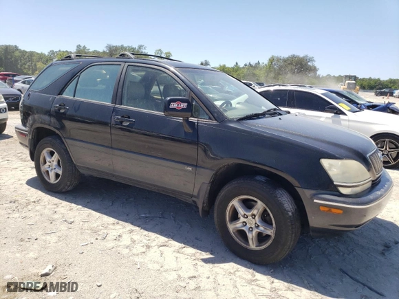 2002 Lexus RX 300 with VIN JTJGF10U520124559, listed as a Copart auction lot 52139945 with 185,000 mi miles and Clean Title. Bid and sale history available at carsss.com. Image 4.