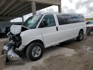 2014 Chevrolet Express Passenger LS с VIN 1GAZGZFGXE1124007, выставлен на аукционе Copart как лот 84201034 с пробегом Не указан миль и Списание • Salvage title. История ставок и продаж доступна на DreamBid. Изображение 1.