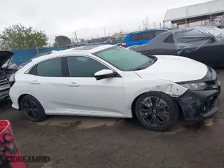 2017 Honda Civic Hatchback EX with VIN SHHFK7H54HU401656, listed as a IAAI auction lot 41924372 with 73,556 mi miles. Bid and sale history available at carsss.com. Image 13.