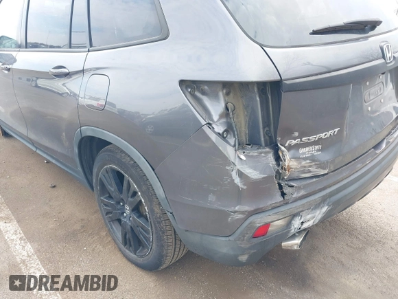2019 Honda Passport Sport with VIN 5FNYF8H22KB012323, listed as a IAAI auction lot 41880476 with 153,341 mi miles and . Bid and sale history available at carsss.com. Image 19.