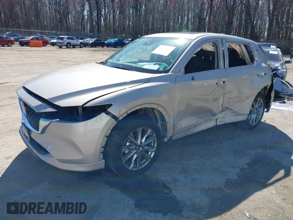 2025 Mazda CX-5 S Premium Plus with VIN JM3KFBEM9S0579269, listed as a IAAI auction lot 41844072 with 991 mi miles and . Bid and sale history available at carsss.com. Image 22.
