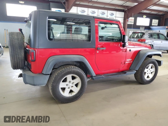2010 Jeep Wrangler Sport with VIN 1J4AA2D14AL185552, listed as a Copart auction lot 54823975 with 148,999 mi miles and Clean Title. Bid and sale history available at carsss.com. Image 3.