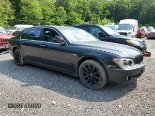 2008 BMW 7 Series 750Li z VIN WBAHN83558DT77600, wystawiony jako Copart lot #58924835 z przebiegiem Nie podano mil oraz Szkoda całkowita • Salvage title. Historia ofert i sprzedaży dostępna na DreamBid. Obrazek 4.