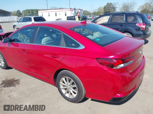 2019 Hyundai Sonata SE with VIN 5NPE24AF3KH790250, listed as a IAAI auction lot 41997452 with 109,432 mi miles and . Bid and sale history available at carsss.com. Image 3.