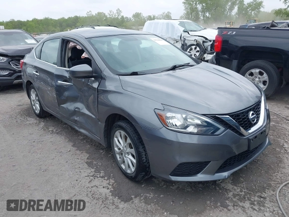 2019 Nissan Sentra SV with VIN 3N1AB7AP3KY368915, listed as a IAAI auction lot 39318686 with 86,037 mi miles and . Bid and sale history available at DreamBid. Image 1.